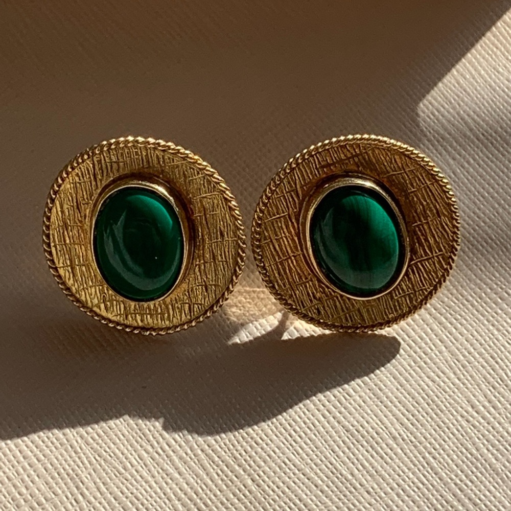 18k yellow gold Designer Earrings-Rare! - Picture 14 of 16